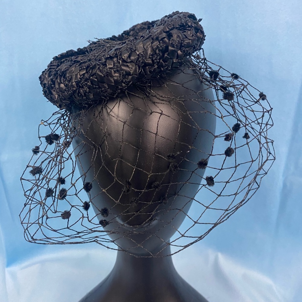 Vintage Bird Cage Braided Wicker Hat